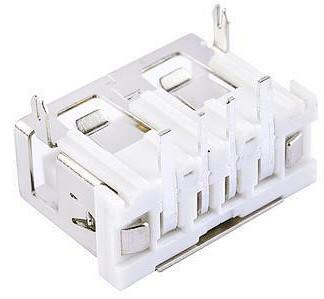 Horizontal/ USB socket /10mm USB JACK, / 10MM USB Connector  USB-TD-07